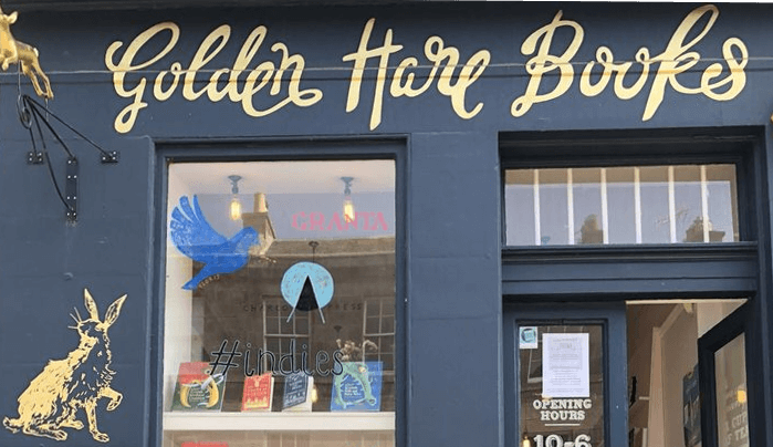 The Golden Hare Bookshop in Edinburgh